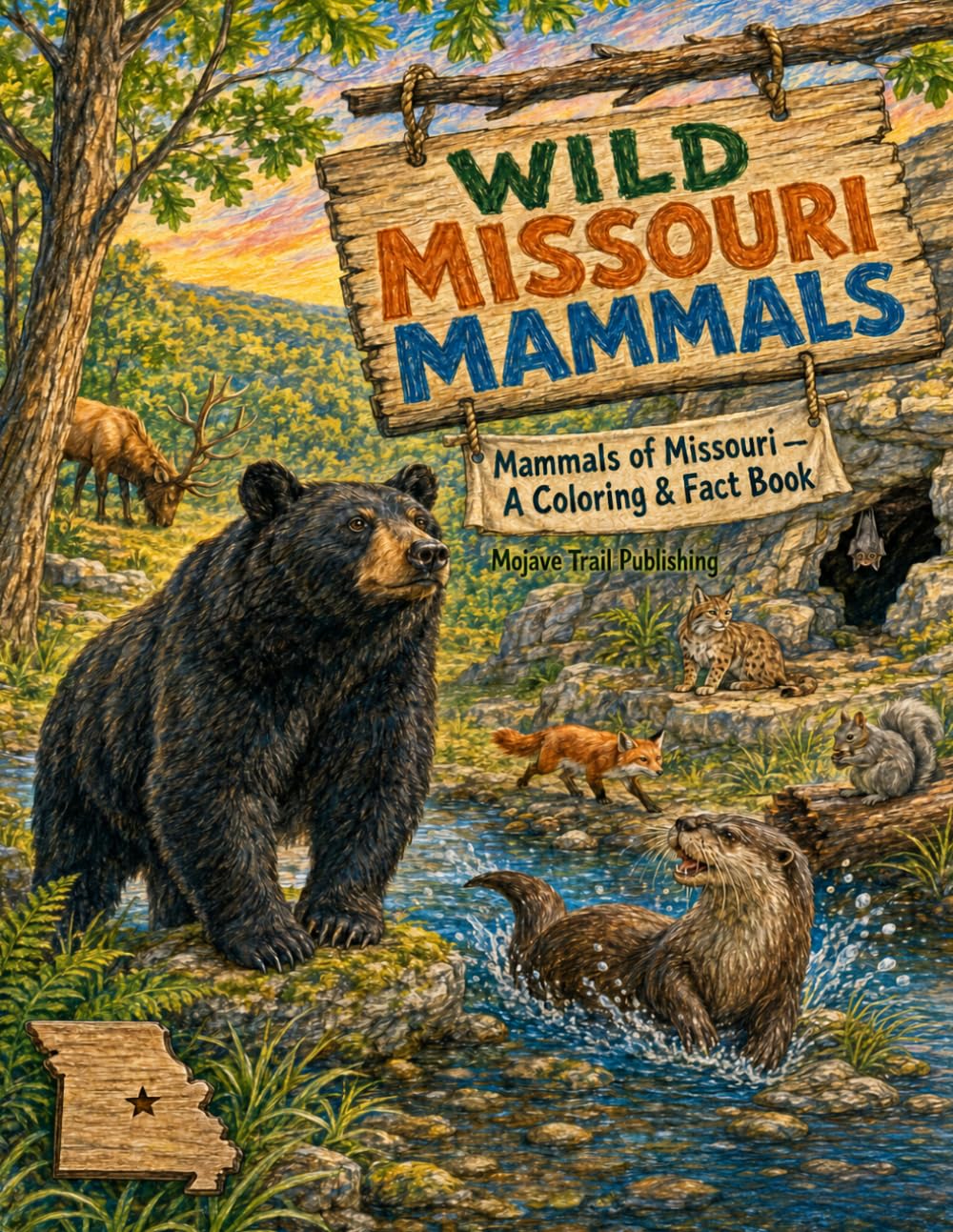 Wild Missouri Animals: Mammals of Missouri - A Coloring & Fact Book (WIld State Animals - Mammals)