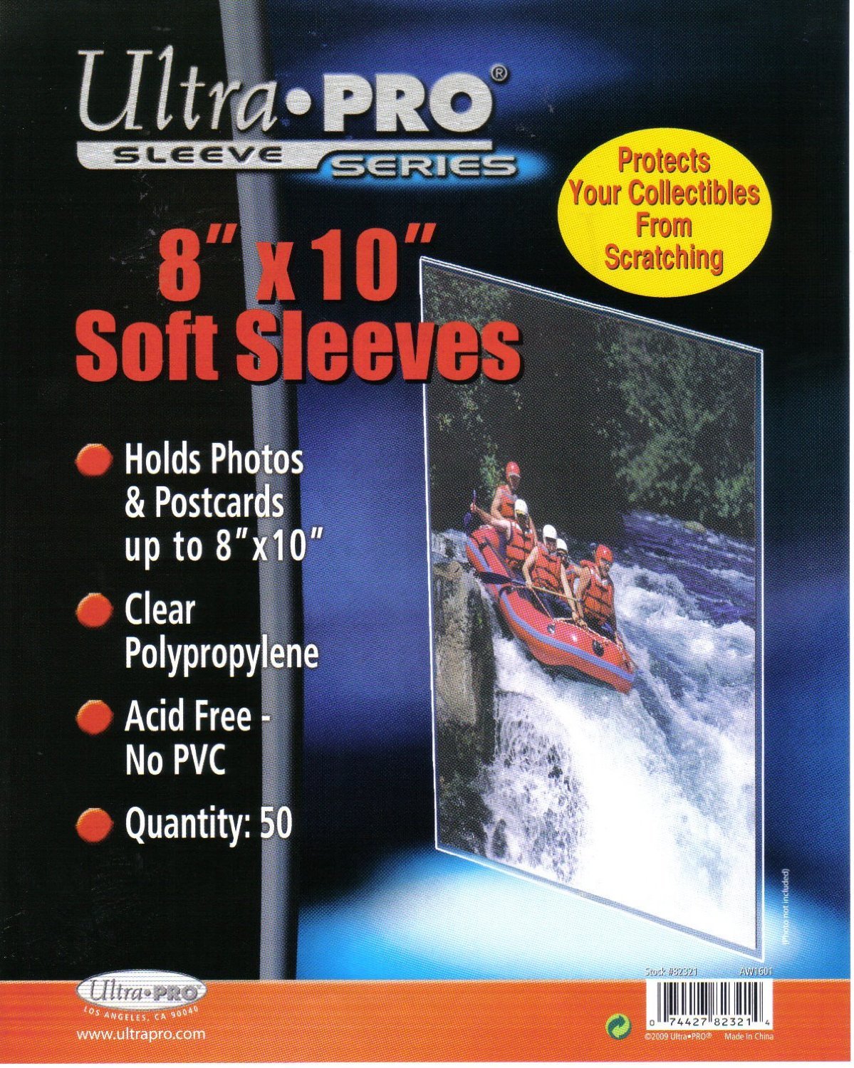 Ultra Pro 8" x 10" Soft Sleeves (50)
