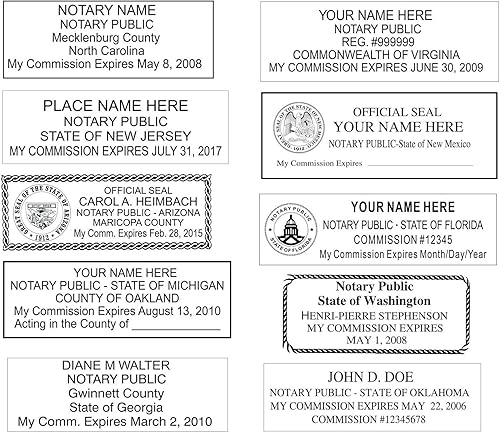 Vista 321 de ExcelMark Sello de notario para los 50 estados - Sello oficial del estado - Colorado
