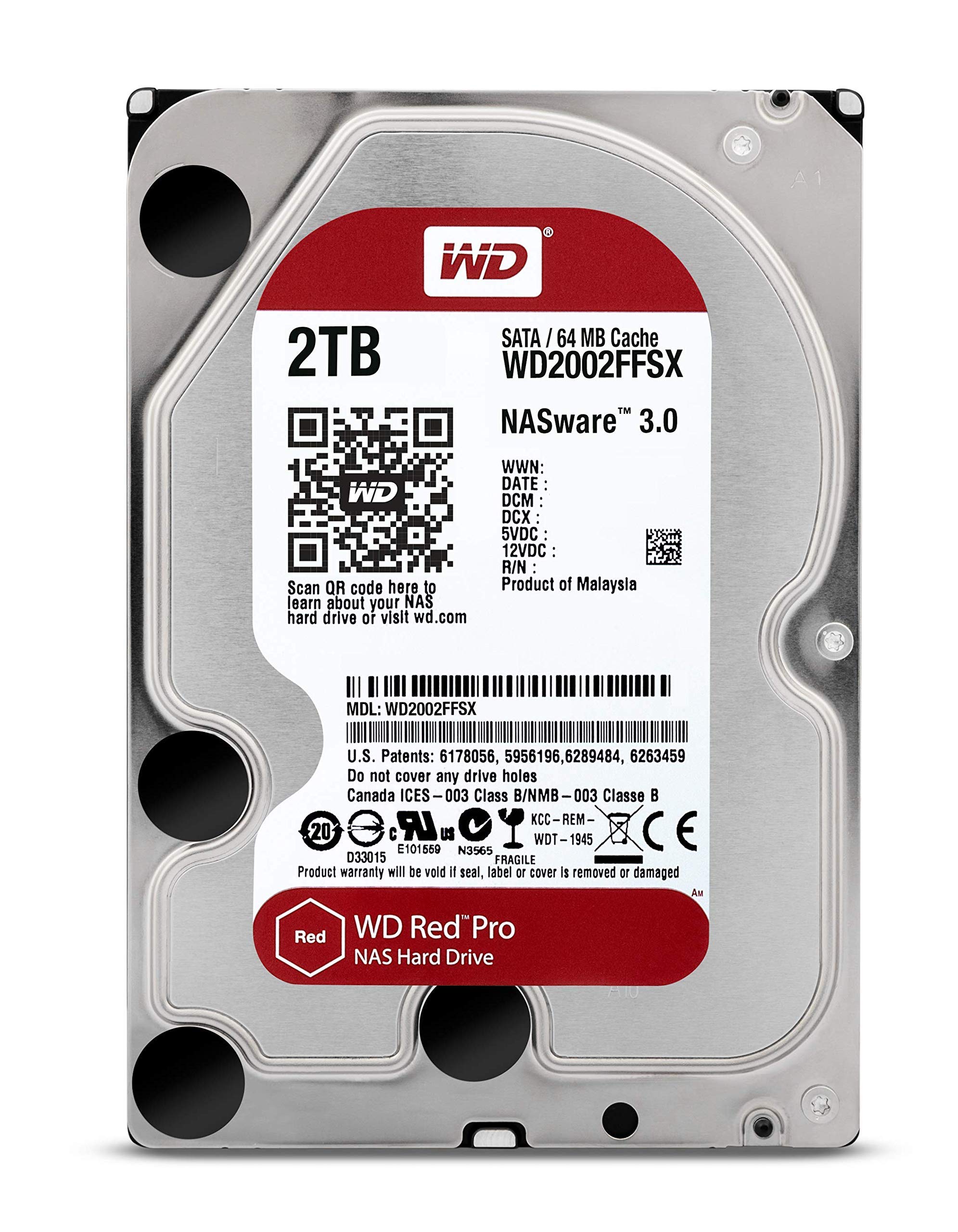 Western Digital WD2002FFSX （3.5 HDD 2TB） Amazon.com: Western Digital WD Red Pro 2TB NAS Internal Hard Drive