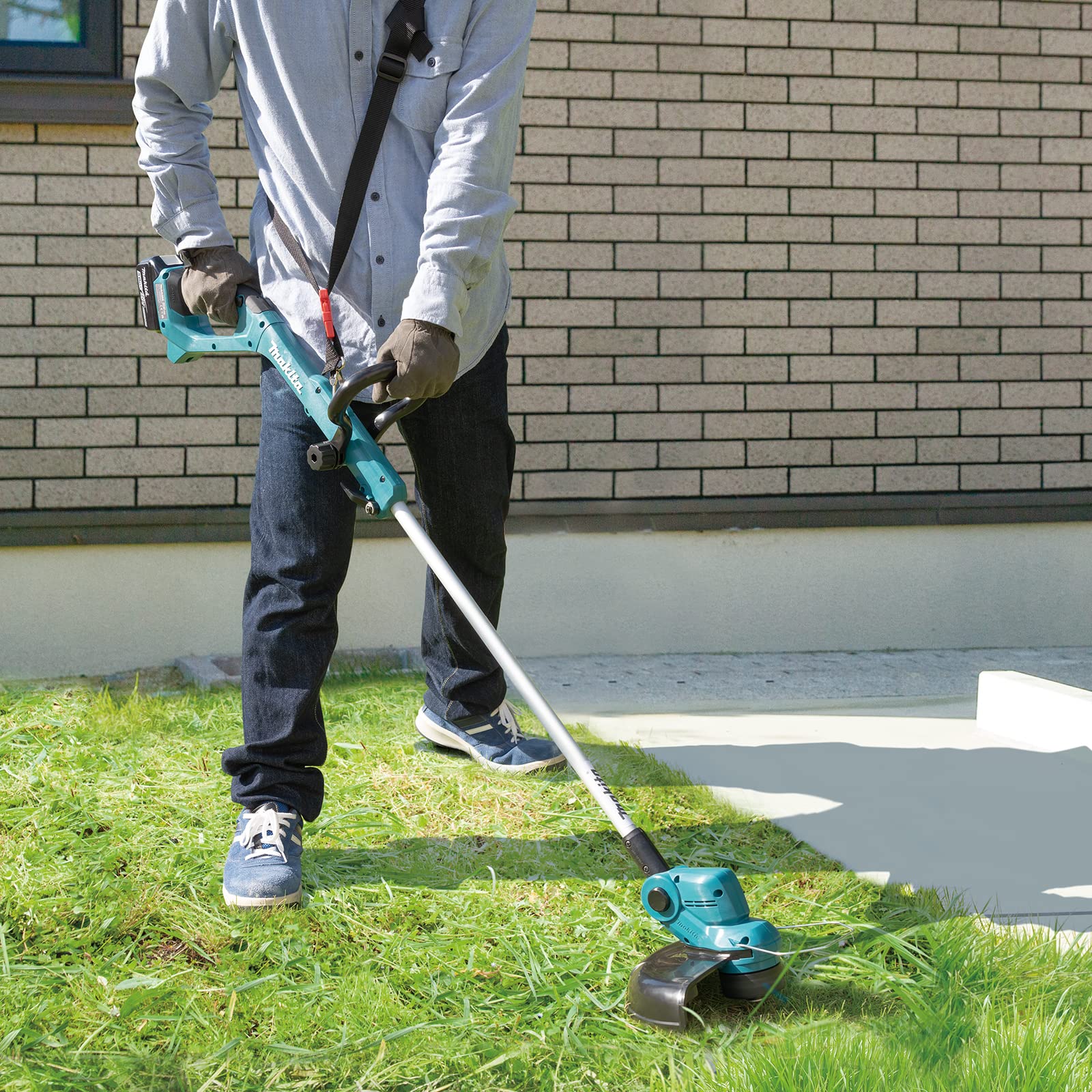 Makita DUR193RT - Recortadora de línea LXT de Iones de Litio de 18 V Completa con 1 batería de 5.0 Ah y Cargador