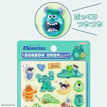 Amazon | サンスター文具 ディズニー シール ボンボンドロップ