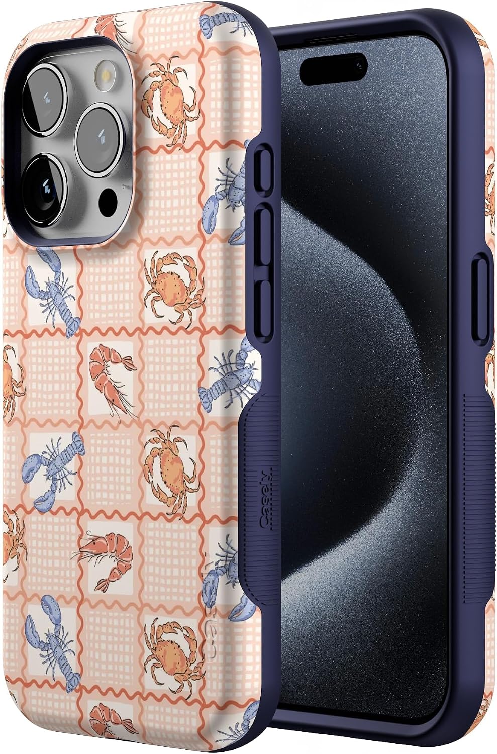 Casely iPhone 15 Pro Case | On the Cape | Coastal Summer | Bold Protective Design | Compatible with MagSafe