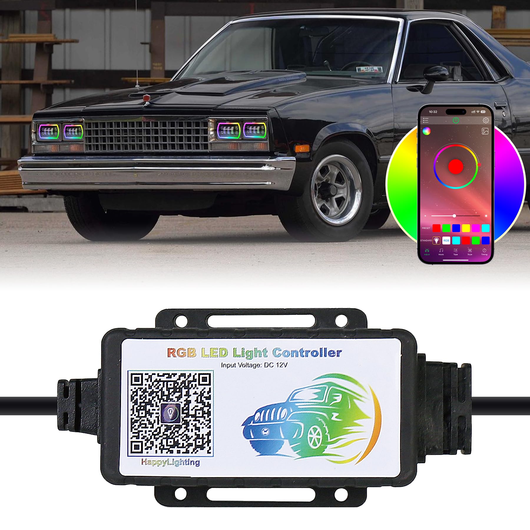 Amazon.com: ZJUSDO RGB Bluetooth Control Box with Music Mode Mic
