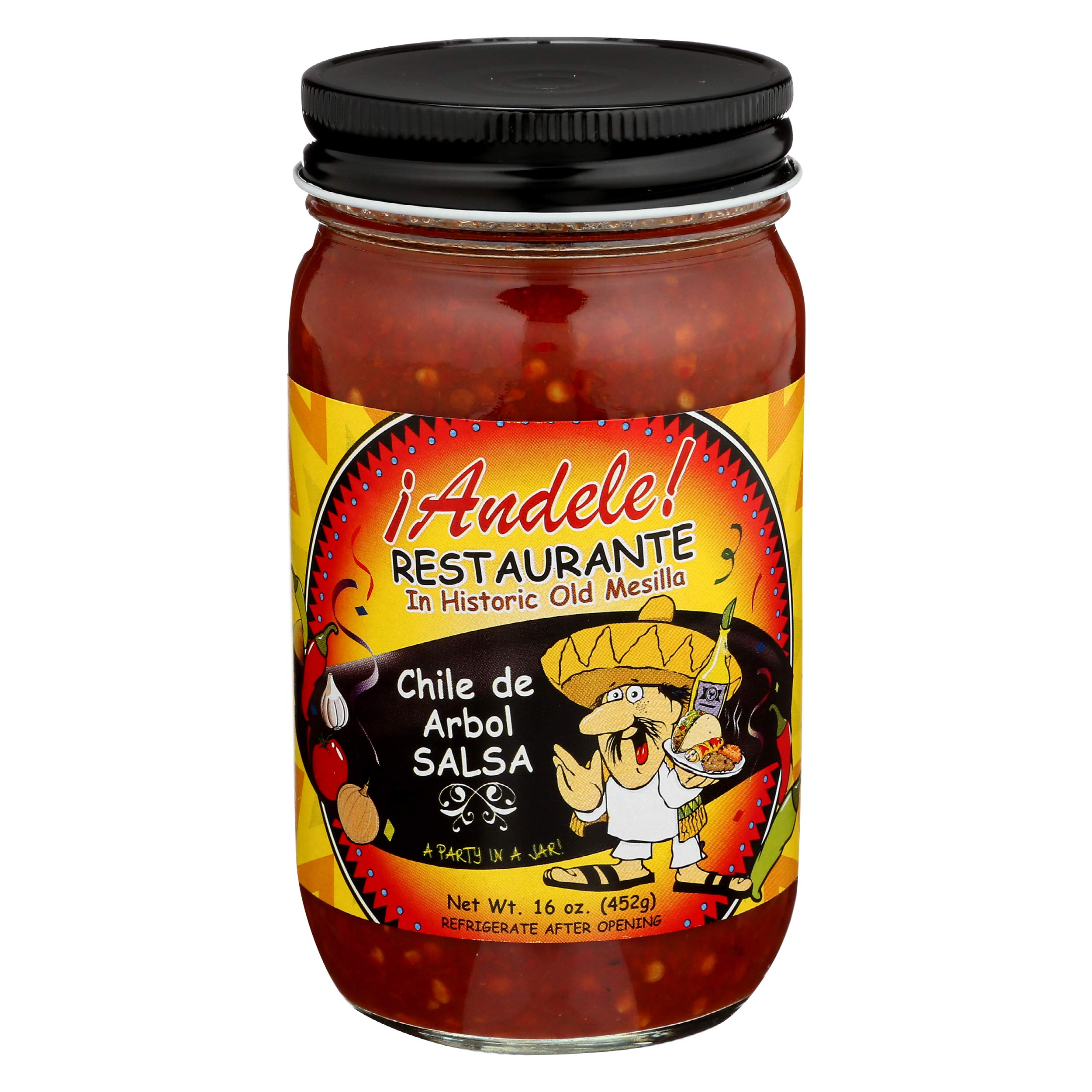 Andele Chile de Arbol Salsa, 16 OZ