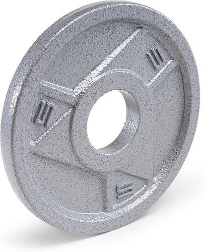 Marcy Placas de agarre olímpicas clásicas de hierro fundido de 2"