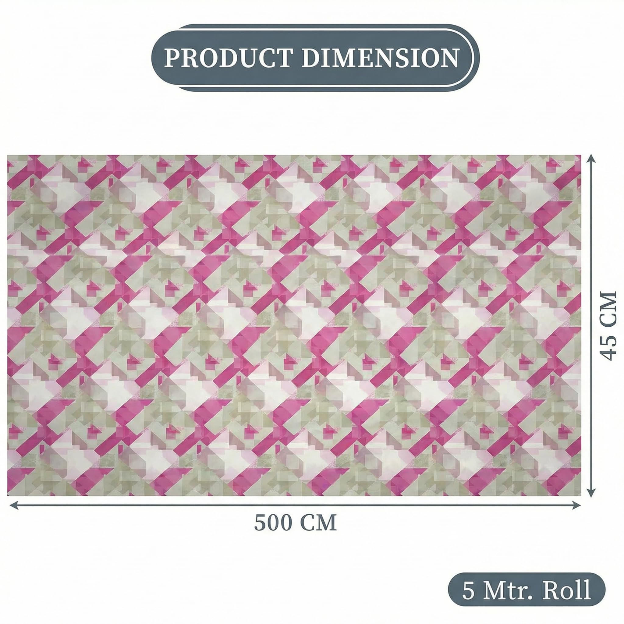 Pink & Grey Shelf Liners - Protect Your Shelves! -2