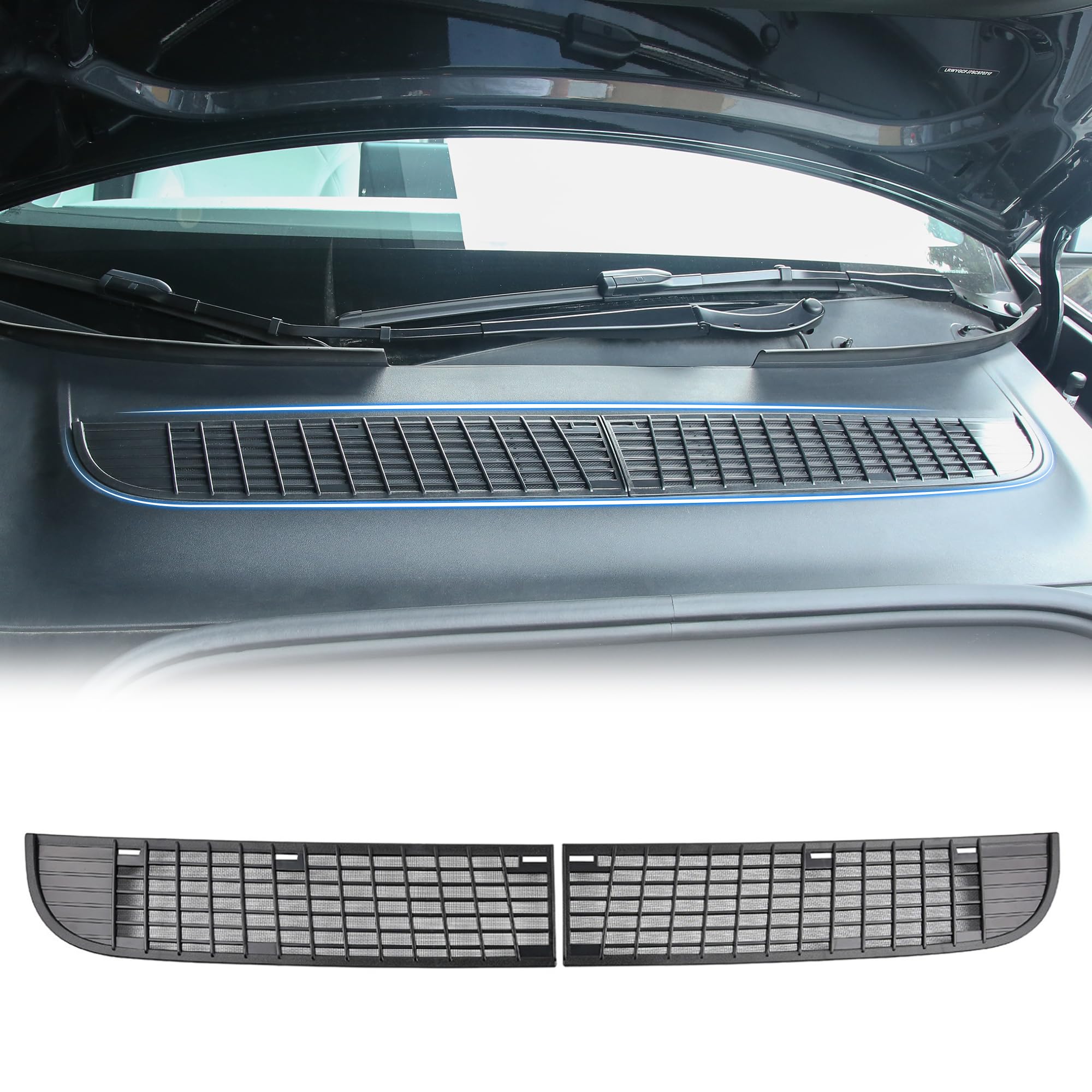 Pour Tesla Model Y Juniper 2025 2026 Grille d'admission d'air de voiture Protection Couvre-grille d'admission d'air Protection, Grille d'admission d'air Protect Couvre pour accessoires Tesla