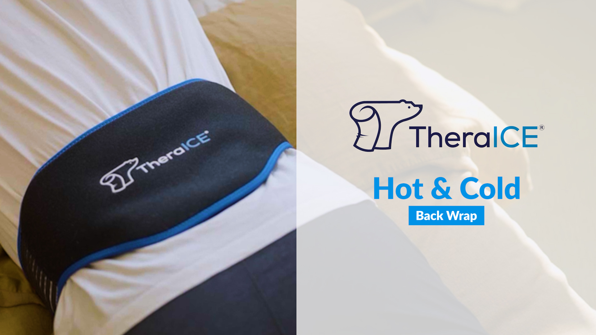 Amazon.com: TheraICE Ice Pack Back Brace for Lower Back Pain, Hot