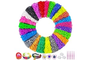 Heyzeibo 5100+ Rubber Bands Kit: Vibrant and Creative Fun for Kids