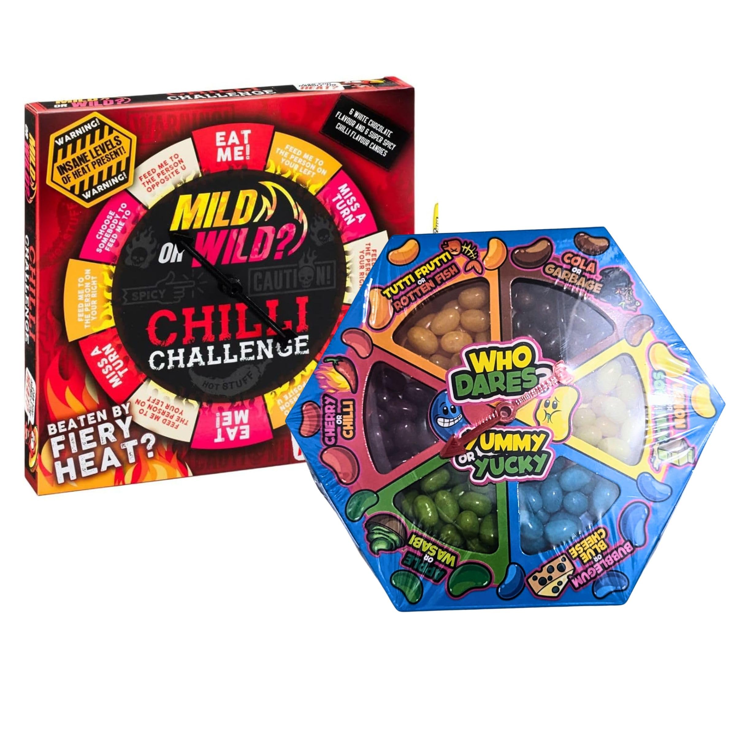 Chilli Chocolate Challenge With Jelly Bean Game Double Dares - Christmas Party Game, Christmas Gifts, Chilli Gifts For Men - Pack Of 2 (chilli jelly)