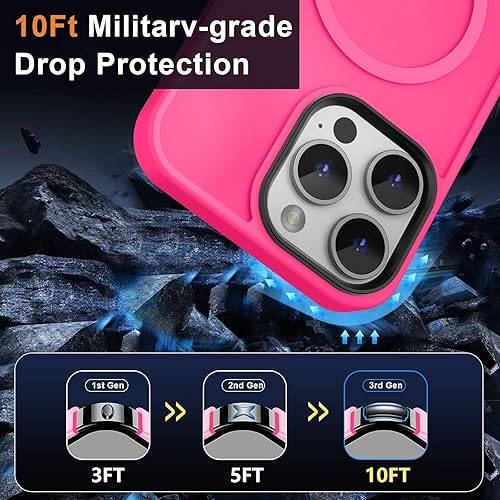 Vista 1312 de MOCCA - Funda magnética resistente para iPhone 11 de 6.1 pulgadas, compatible con MagSafe, protector de pantalla de vidrio + protector de lente