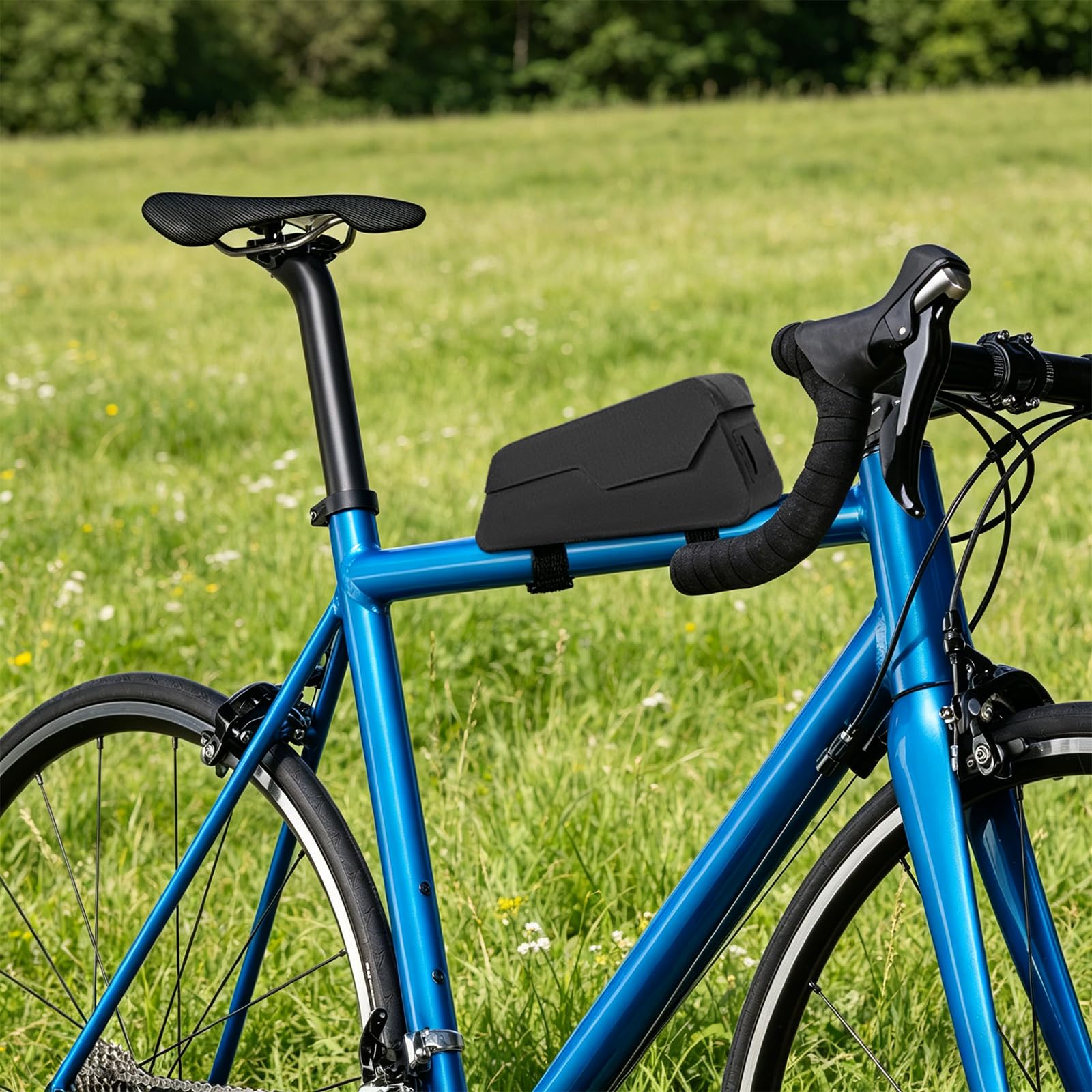 Borsa per telaio della bicicletta, chiusura magnetica, impermeabile, in