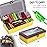 PLUSINNO 302Pcs Fishing Lures, Fishing Tackle Box with Tackle Included, Crankbaits, Spinnerbaits, Hooks, Weights & Accessories - Freshwater Bass Fishing Gear Lure Bait Equipment Kit Gift for Men