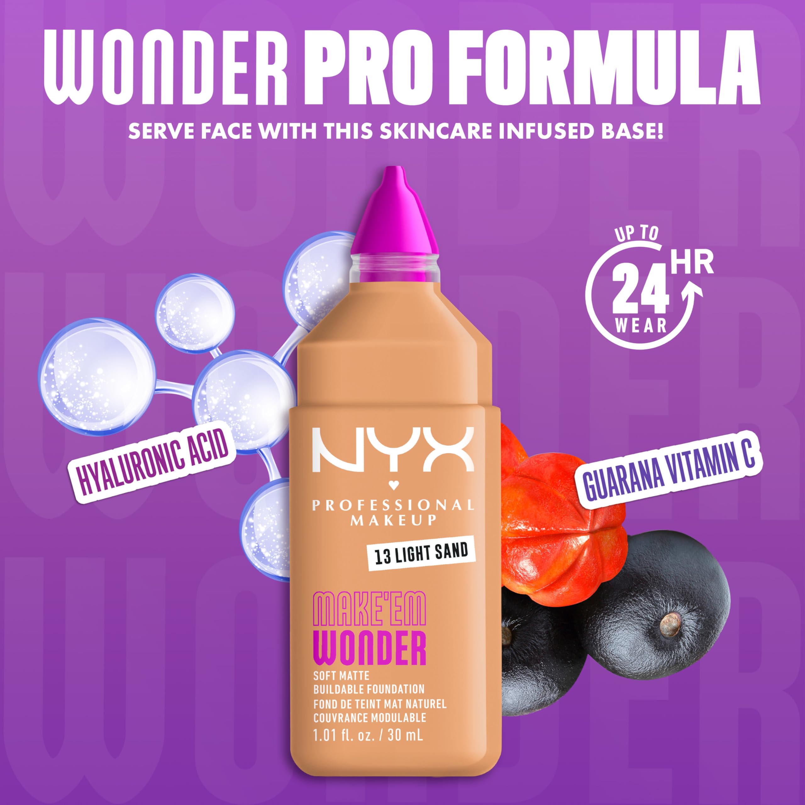Amazon.com : NYX PROFESSIONAL MAKEUP Make 'Em Wonder Liquid