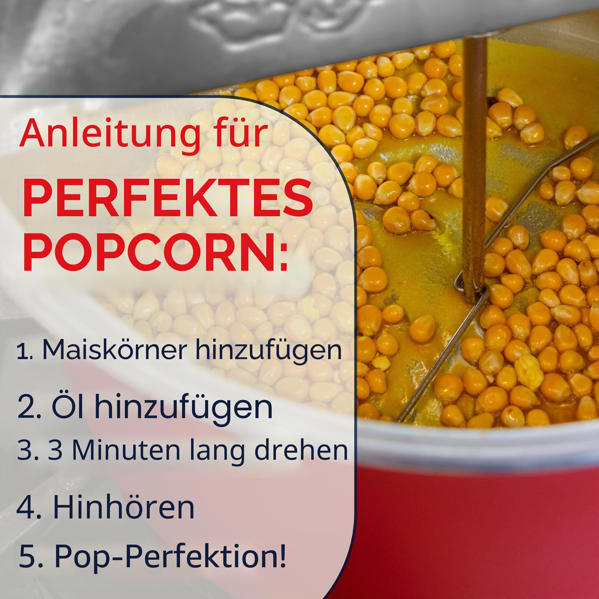 Original Whirley Popcorn-Maker – Wabash Valley Farms Popcorn-Popper, 6 Quart Popcorn-Popper, Edelstahl mit Metallzahnrädern, Familienfilmabend (Kupfer)
