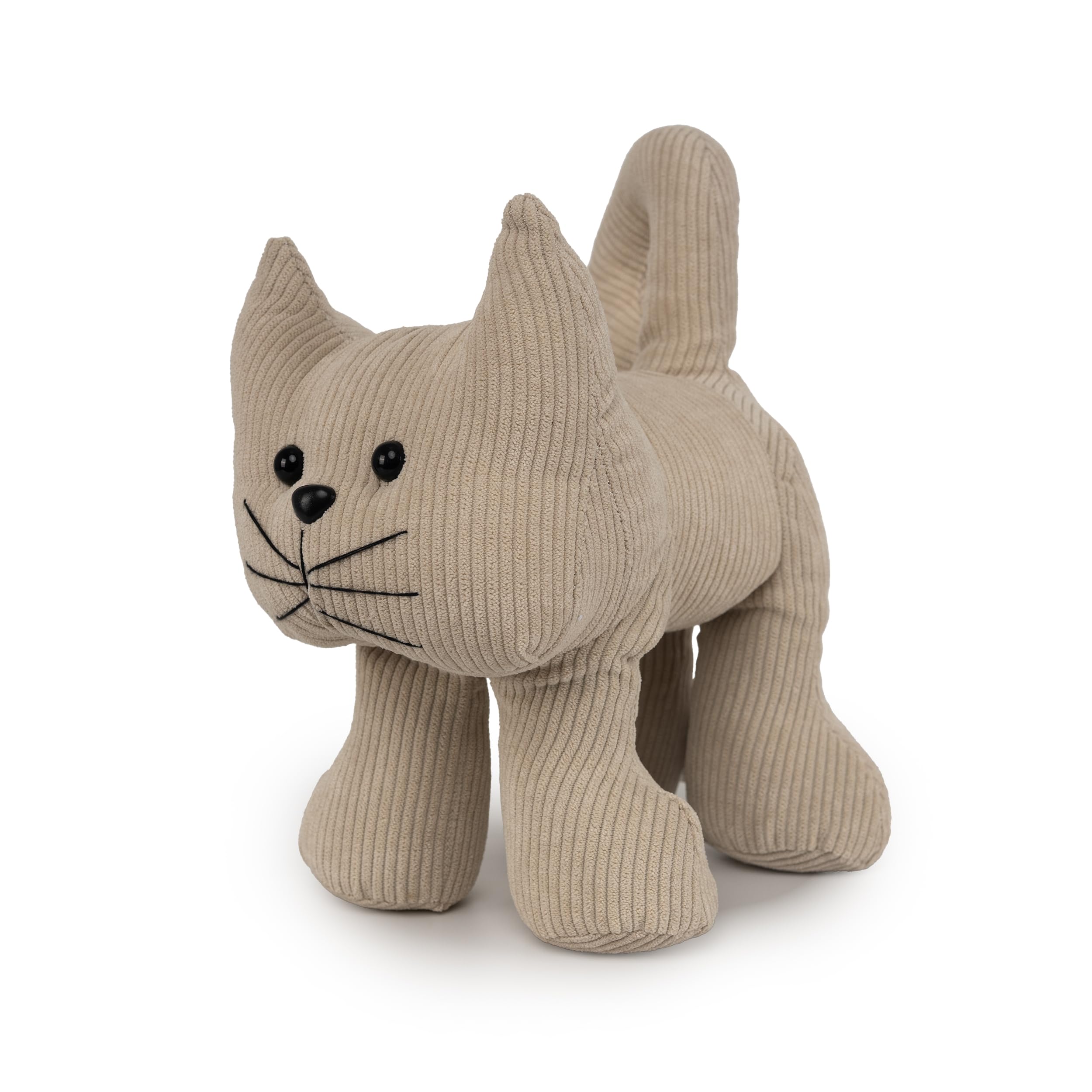 Tope para Puertas Suelo con diseño Animal de Gato como elemento decorativo para la casa. (1 KG,21x14x21 cm)