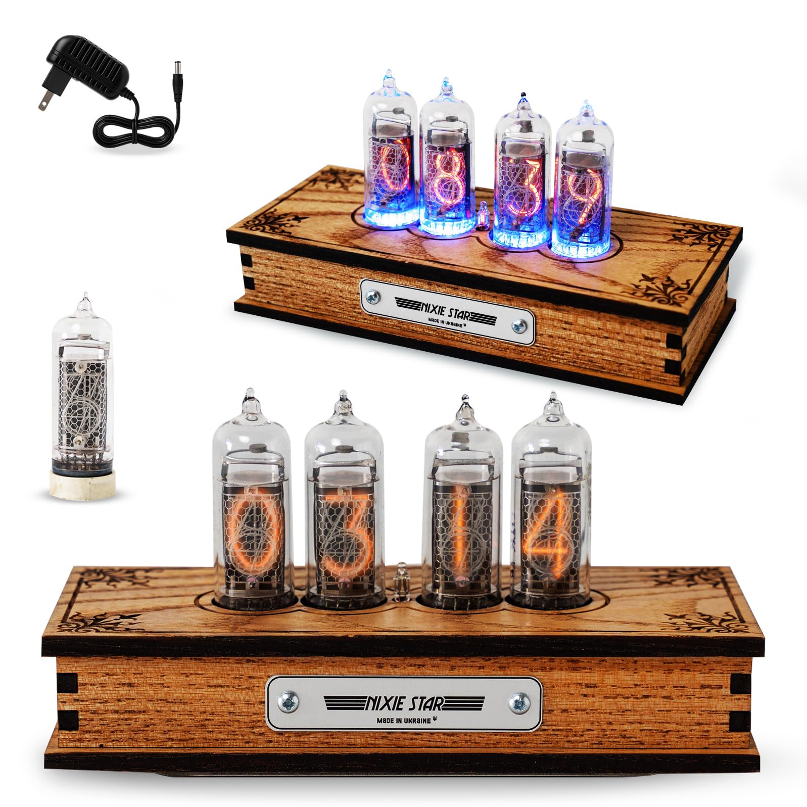 Amazon.com: Authentic Nixie Tube Clock Bundle with Spare IN-14