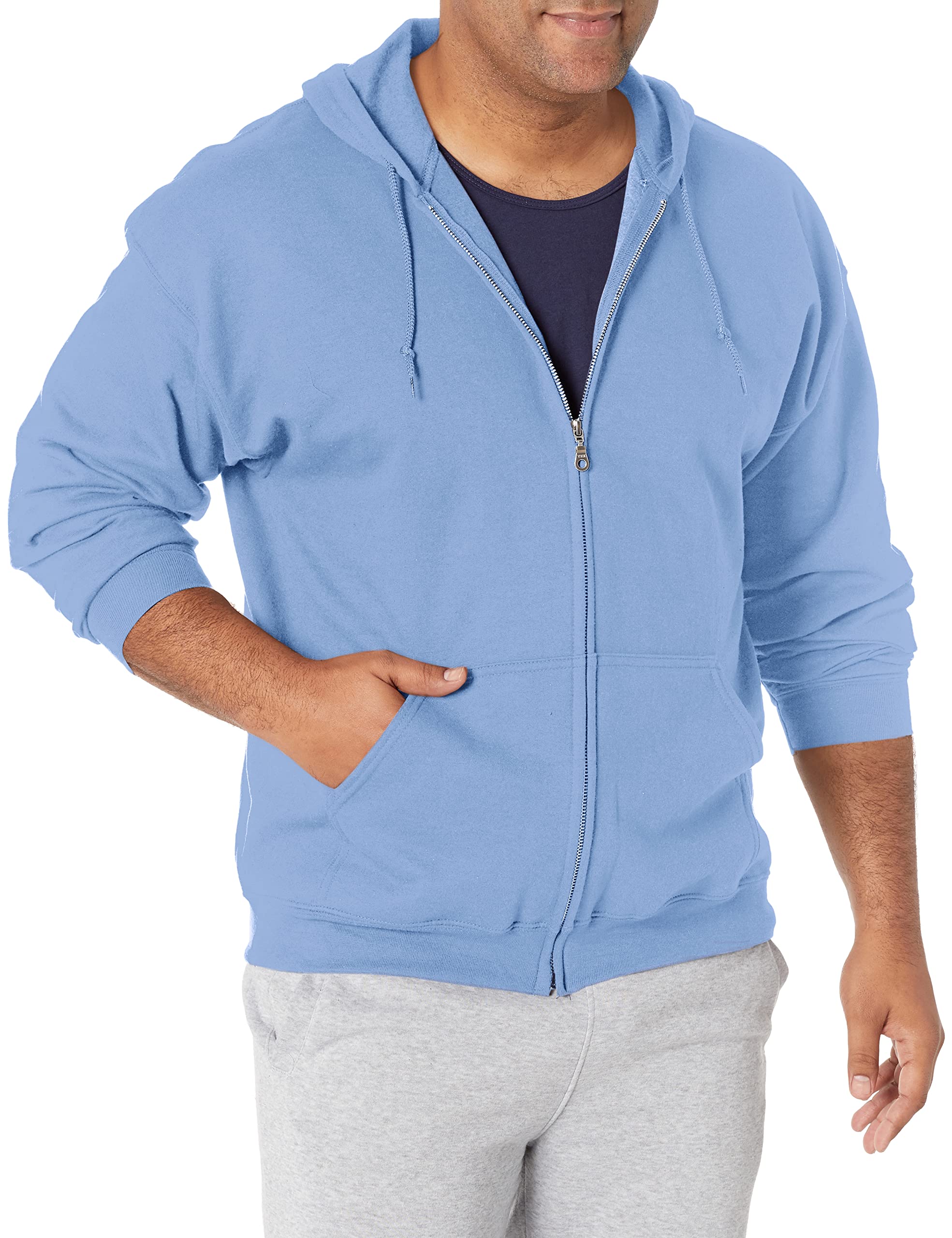 GildanMen's Full Zip Hooded Sweatshirt