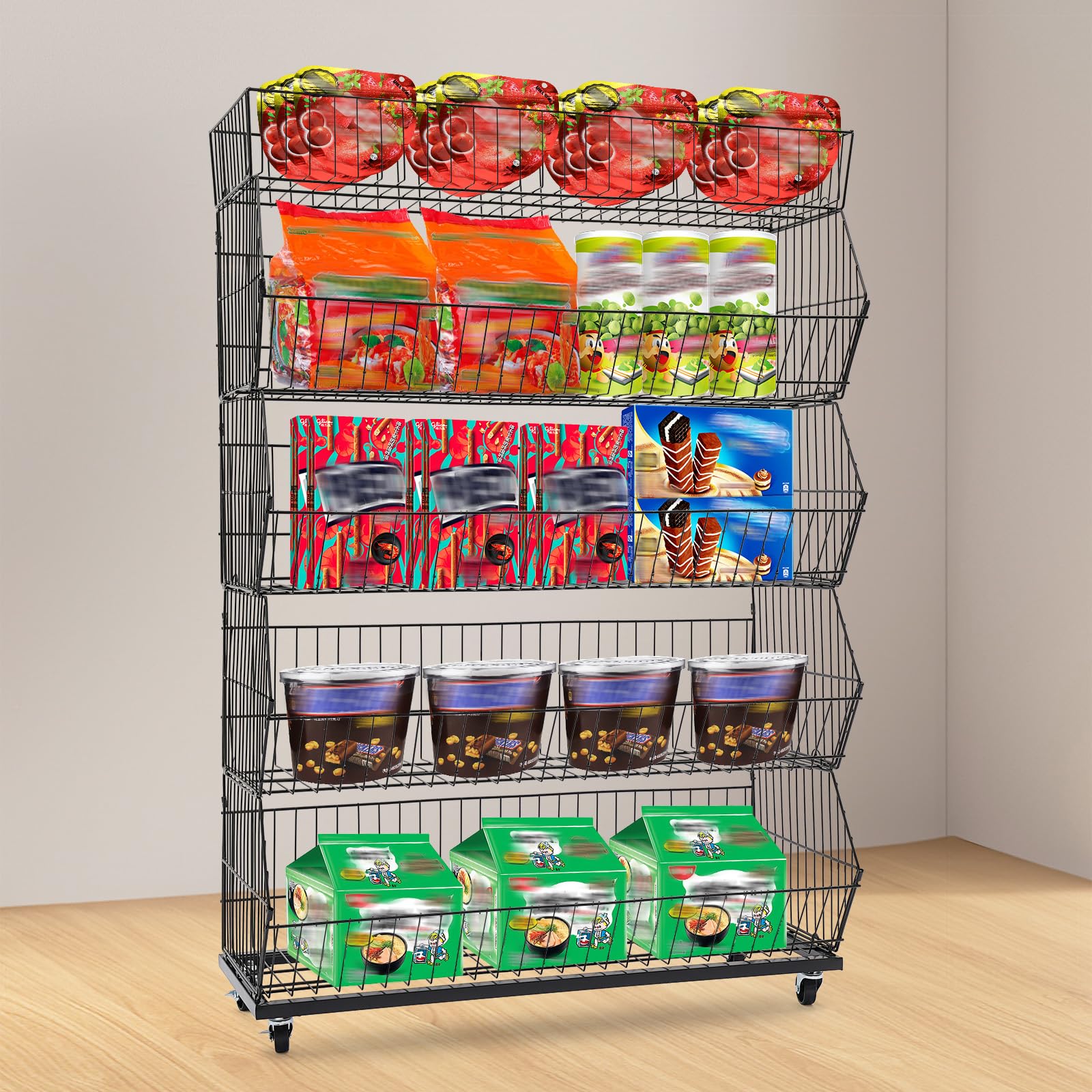 Amazon.com: ZHFEISY Thickened 5-Tier Floor Standing Retail Display