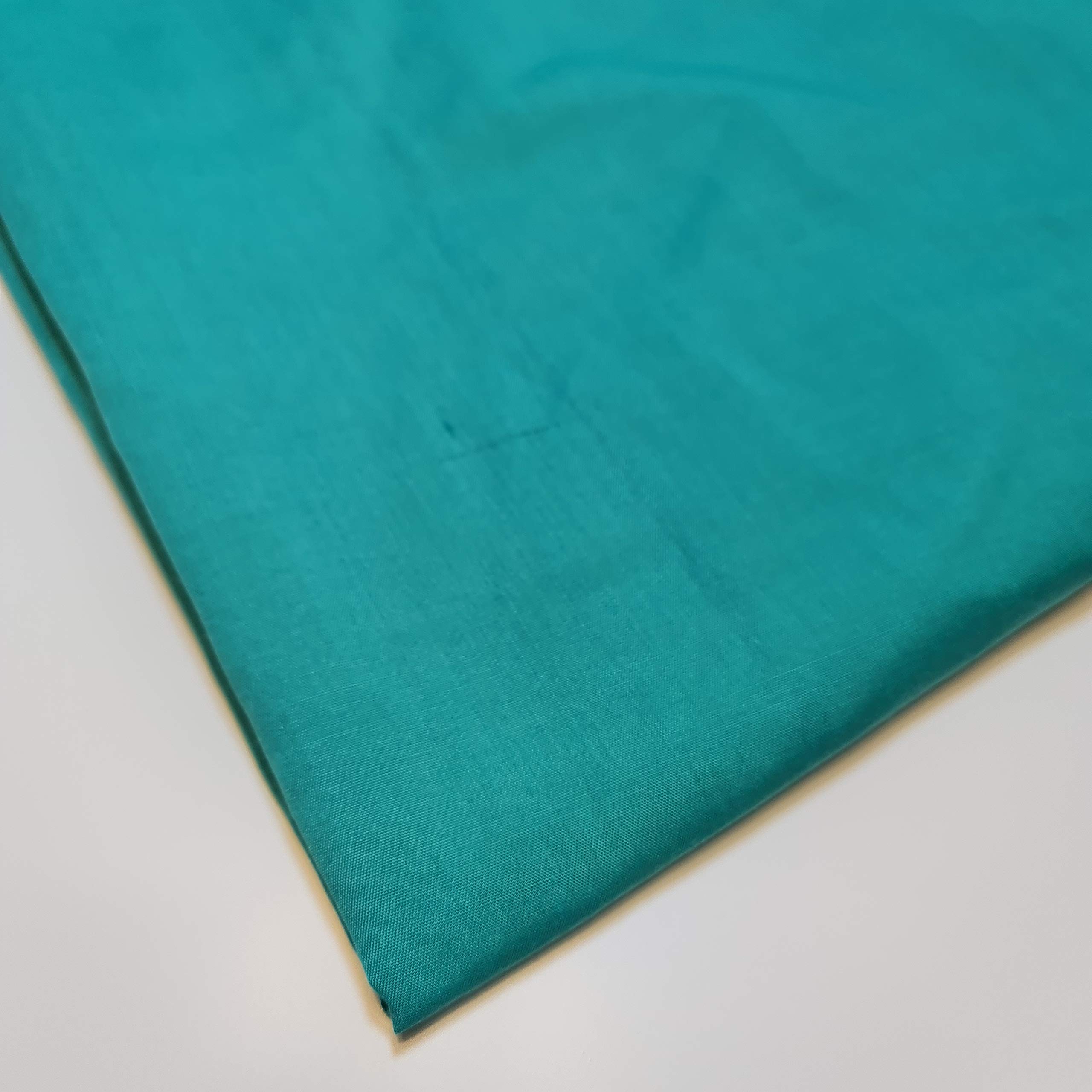 Stazione tessile Plain Poly Cotone Tessuto Rivestimento Rivestimento Abito Craft Materiale 111,8 cm (10 metri - giada)