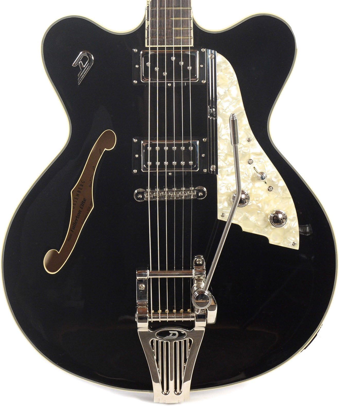 Duesenberg Fullerton Elite Semi-Hollow Body Black