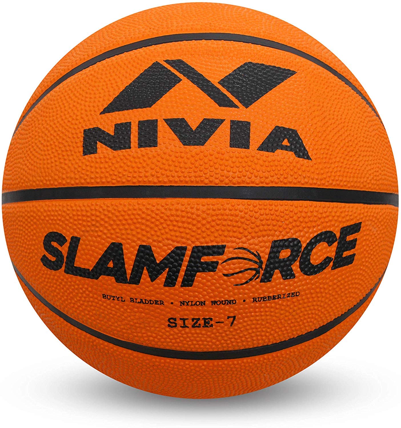 Nivia SLAMFORCE (ENCOUNTER) Rubber Basketball ( Size: 7, Color : Orange, Ideal for : Training/Match ) (B07CRDQZ1C) Amazon Price History, Amazon Price Tracker