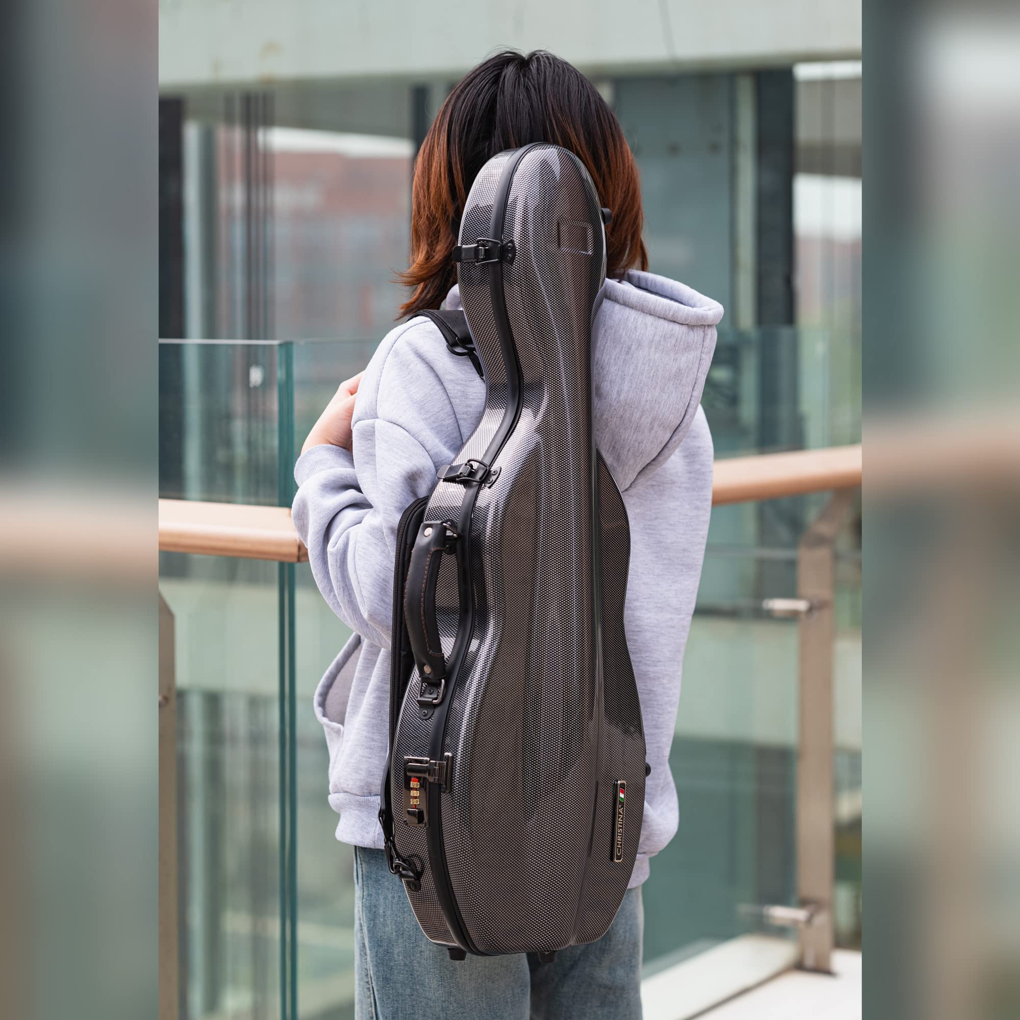 Amazon.com: Christina violin case 4/4 Full Size Violin case High