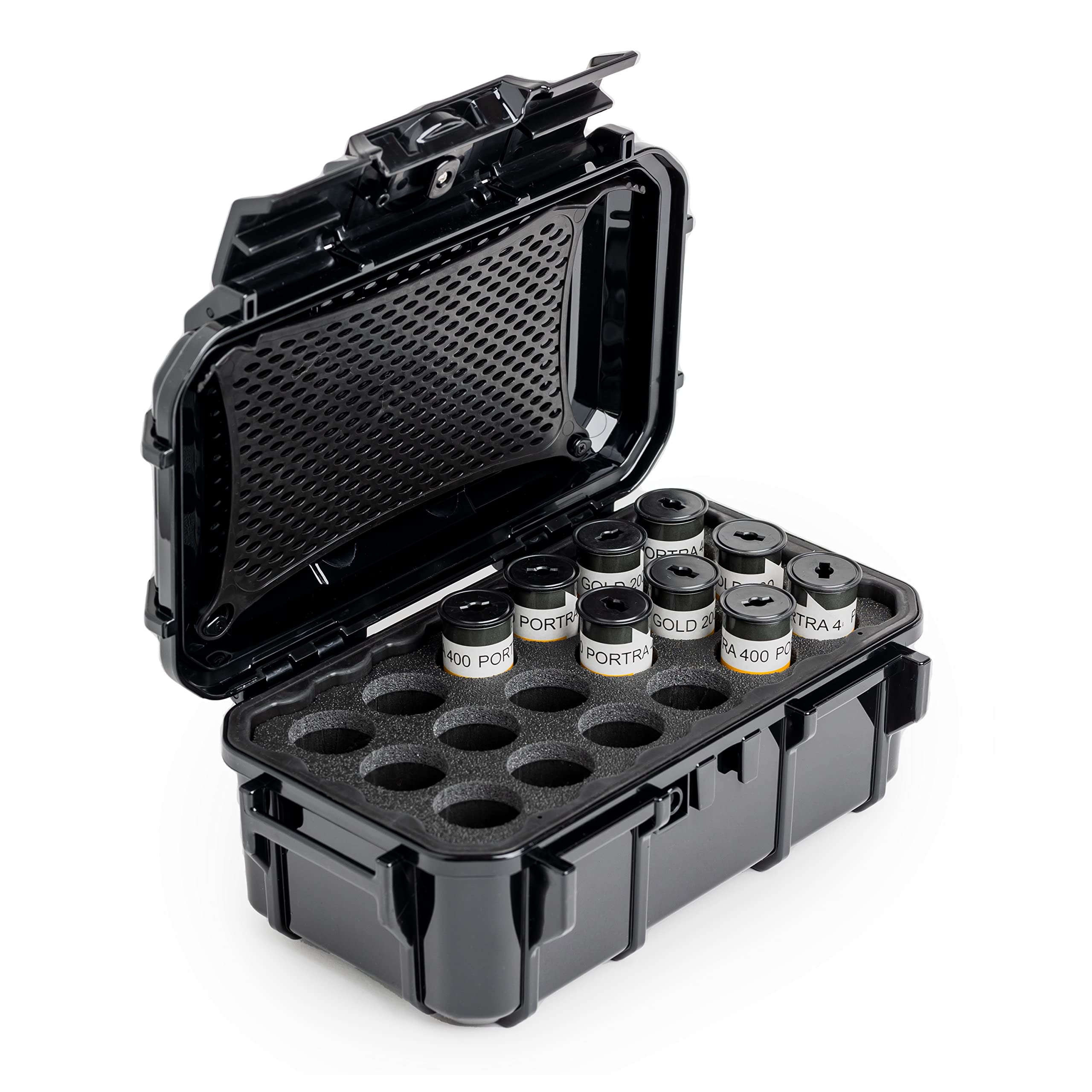 Evergreen X Seahorse Film Carrying Storage Cases | 35mm Film | 120 Medium Format Film | Light Sealed, Waterproof, Crushproof | Keep Film Fresh While Refrigerated | Film Not Included