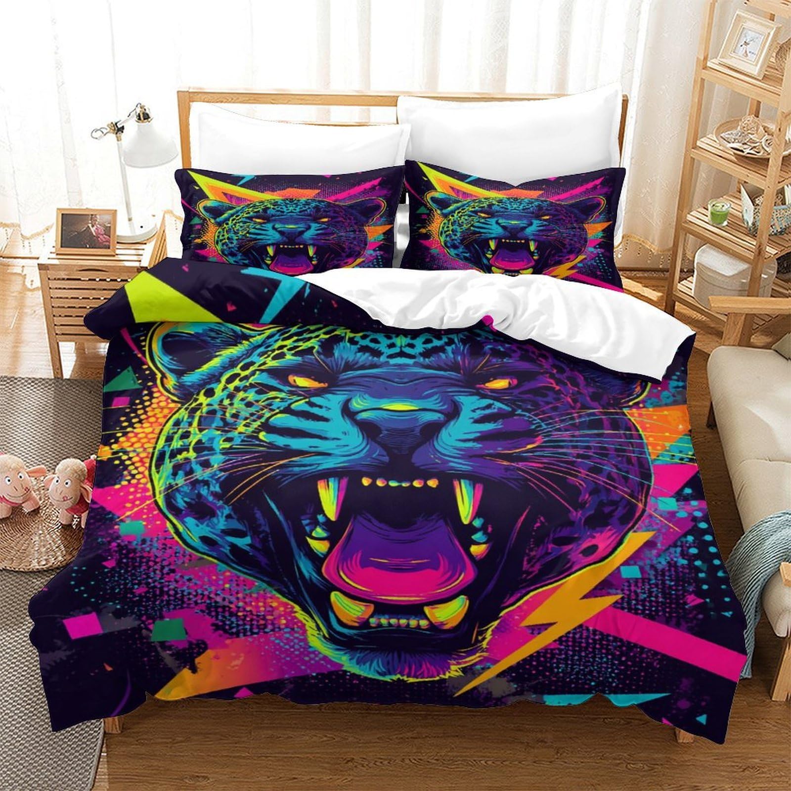 Housse de couette léopard pour transformer l'ambiance de votre chambre à coucher