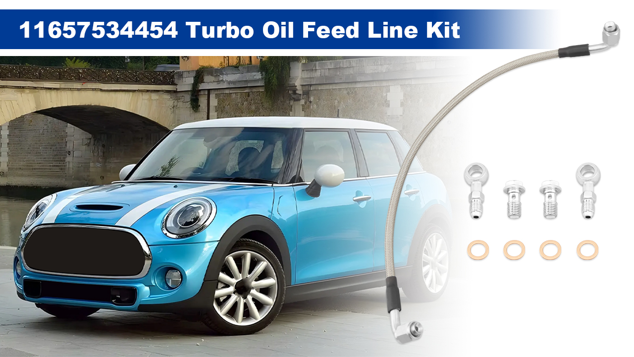 Amazon.com: ANODZU Upgrade Turbo Oil Feed Line Kit Fit for Fit for