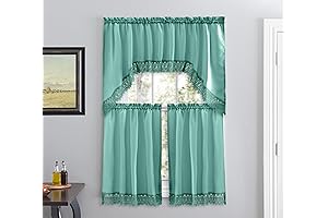 American Linen Bathroom Window Curtains Sets