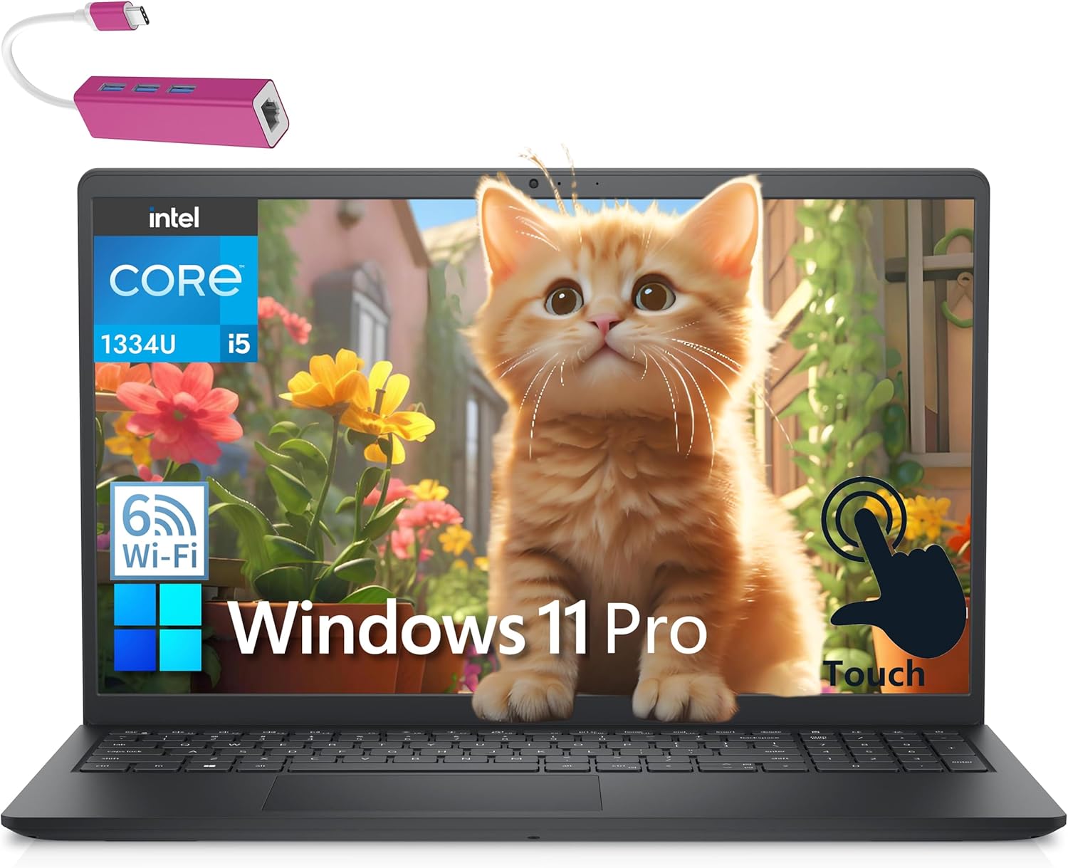 Dell Inspiron 15 Touchscreen Laptop Computer for Student Study