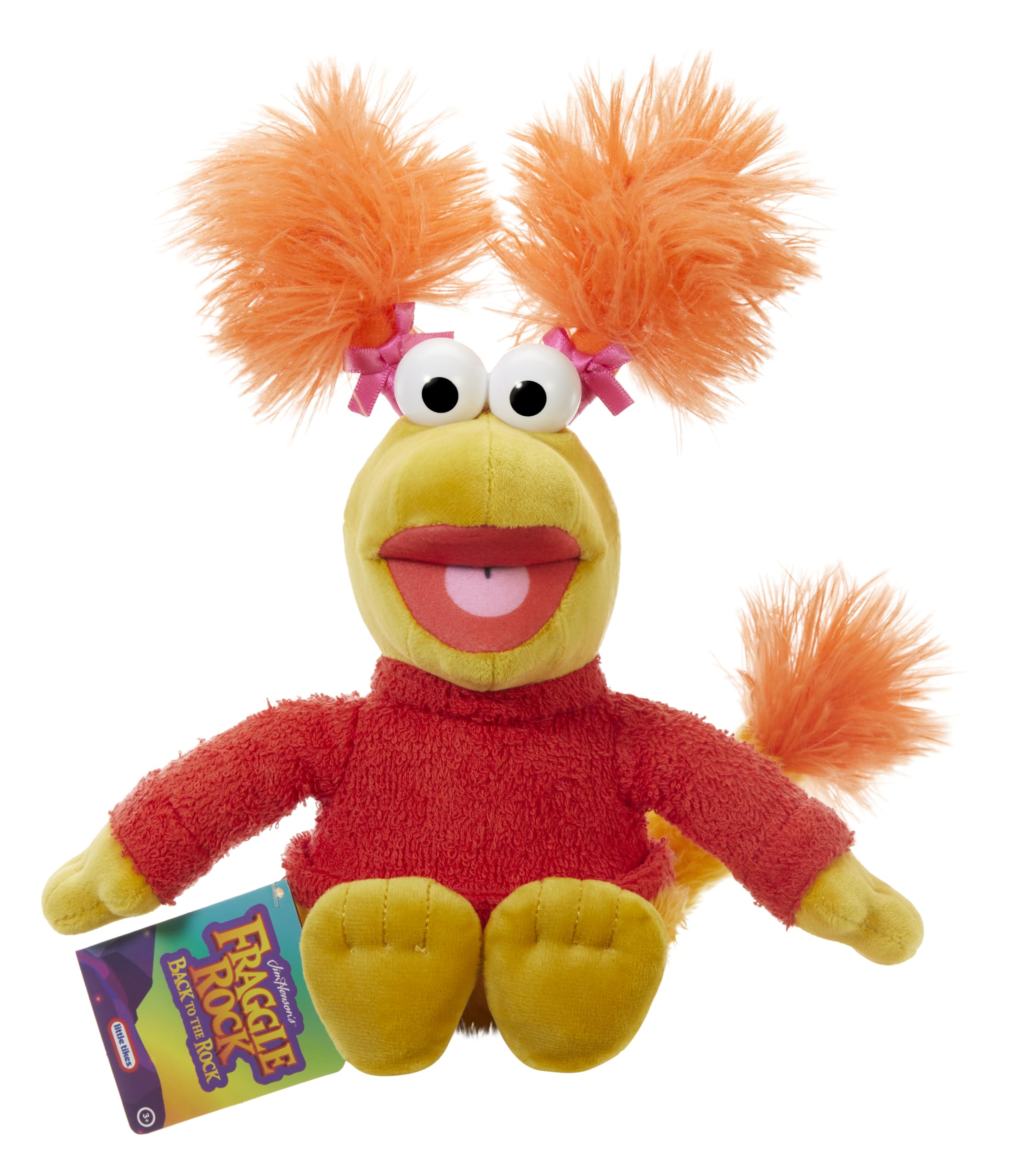 little tikes Fraggle Rock Back to The Rock Red Plüsch, Jim Henson Company, 25,4 cm, Plüsch-Fraggle für Rollenspiele, Geschenk für Kleinkinder und Kinder, Mädchen, Jungen ab 3 Jahren