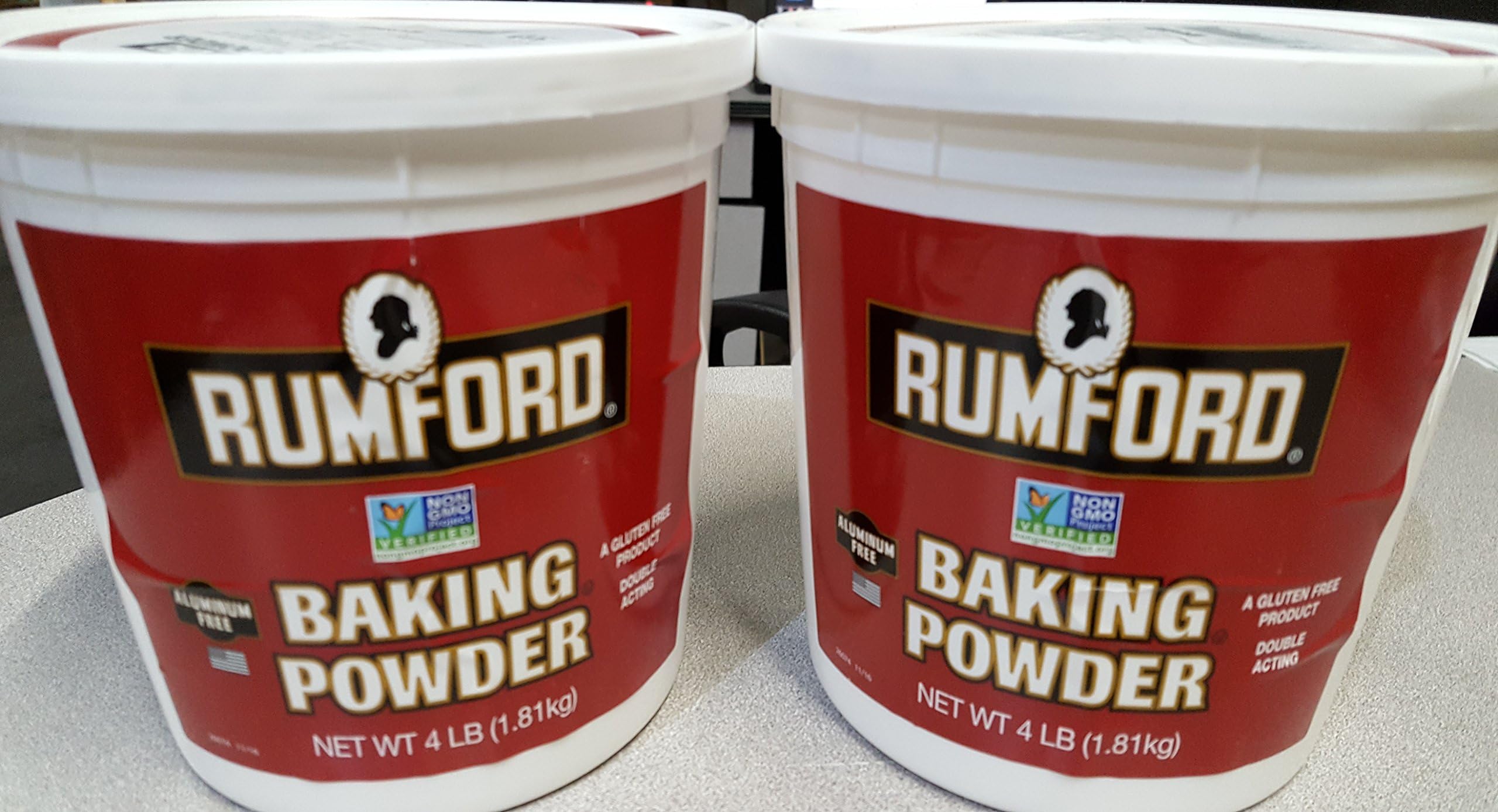 Rumford AluminumFree Baking Powder 4 Lbs (Pack of 2) Grocery & Gourmet Food