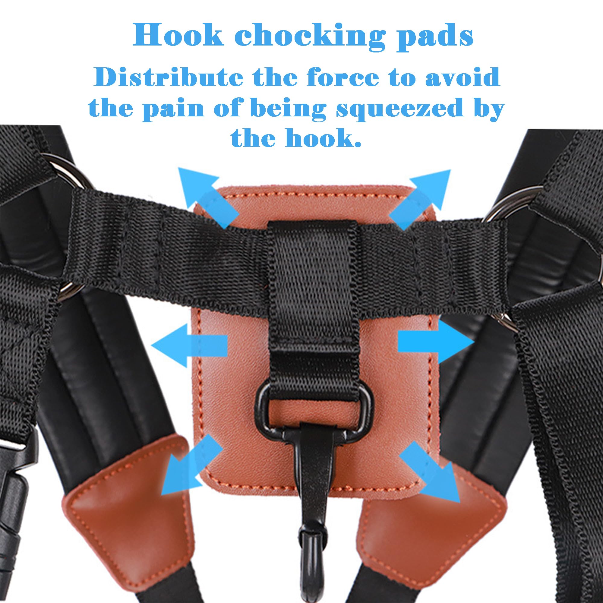 Sassofono Strap, Nero Cinturino per Sassofono In Vera Pelle, Spessore Imbottito Regolabile Sax Neck Strap, Cinturino Universale per Qualsiasi Sassofonista (B)