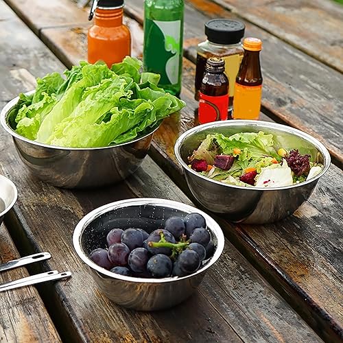 GBSELL Cuenca de acero inoxidable Cuenca de acero inoxidable ligera de lujo engrosada multifuncional cuenca grande de acero inoxidable, lavabo de