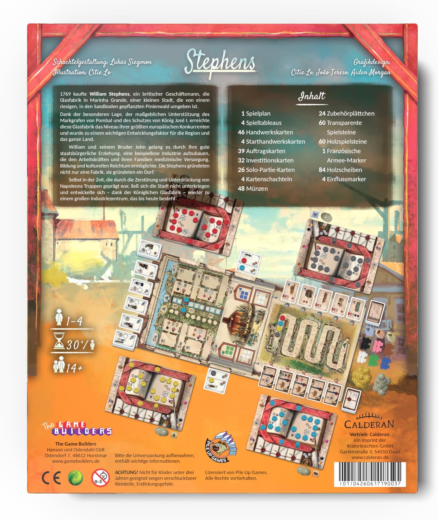 Stephens – Expert : Jeu d'intérieur – The Game Builders : Un Jeu Complexe de Rôla & Costa/Pile Up Games