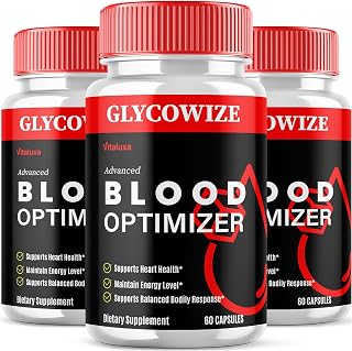 (3 Pack) Glycowize Capsules, Glycowize Glycogen Support Pills with Maximum Strength Supplement Formula, Glyco Wize Advanced Vitamin, Glyco Wize Overall Wellness Support, Made in USA (180 Capsules)