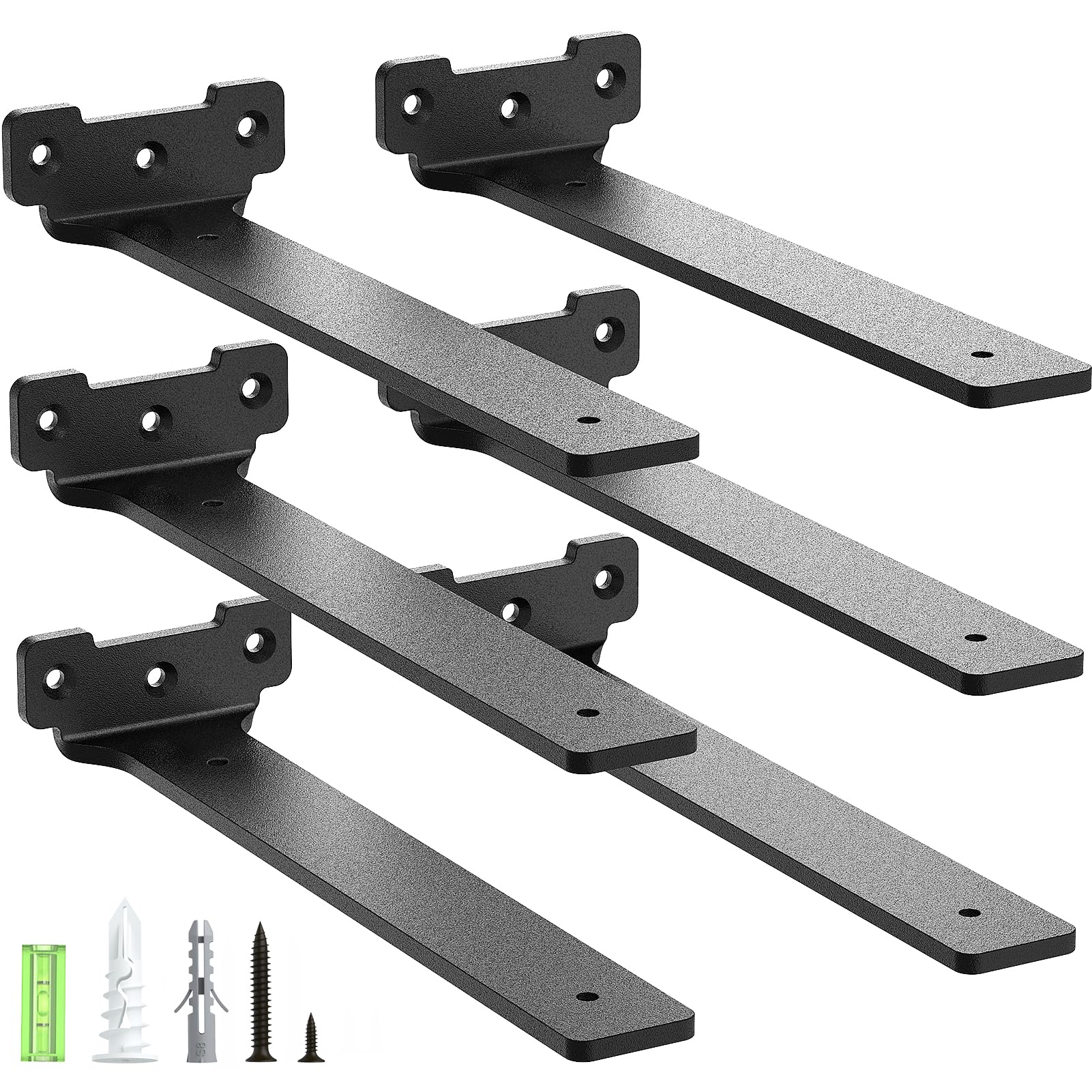 Yeabett Regalhalter, Regalträger Metall mit Schrauben, 70 Kg Tragkraft