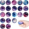 20 Pcs Space Stress Balls for Kids 2Inch Mini Galaxy Balls Space Theme Stress Balls Small Foam Squeeze Anxiety Toy Galaxy Squishy Ball for Kids School Carnival Reward Football Party Decor Supplies