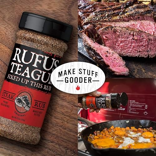 Miniatura 6 de Rufus Teague - Steak Rub - Premium BBQ Rub - Botellas de 6.2 oz - Paquete de 2