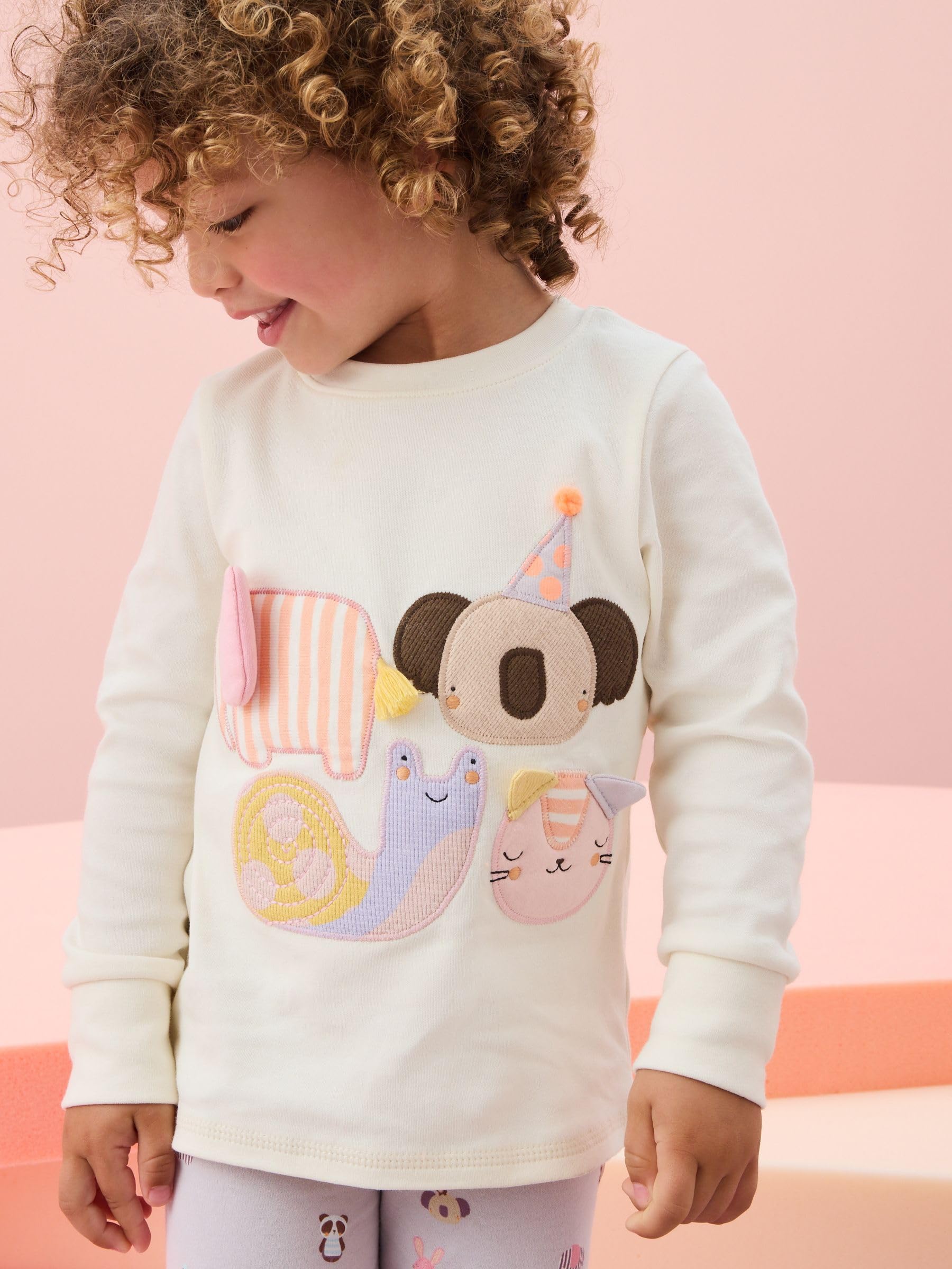 NEXT Fille Pyjama Douillet à Manches Longues, Lot de 3