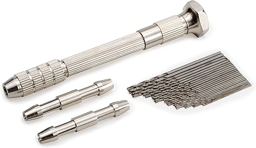 Titan 11003 Juego de 27 piezas de micro taladros con destornillador