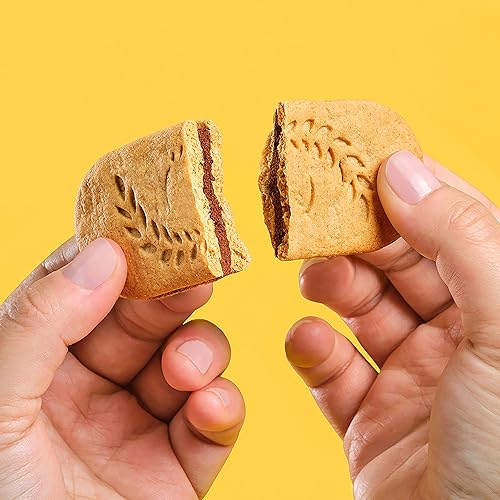 Miniatura 8 de belVita Sándwiches de galletas de barra de desayuno, crema de chocolate negro, 30 paquetes en total, 6 cajas (2 galletas por paquete)
