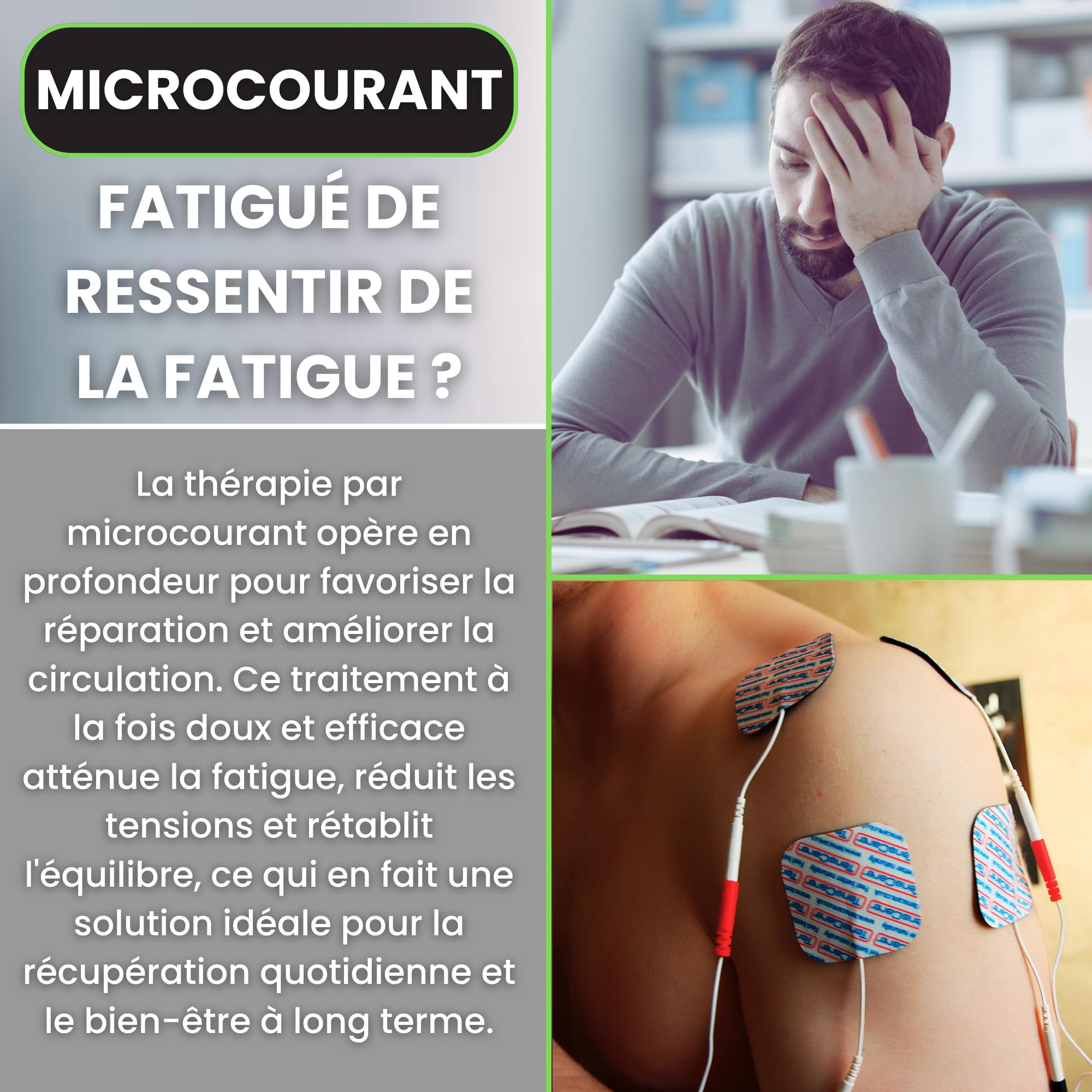 TensCare Unipro Appareil de Multithérapie TENS EMS IFT Microcourant Soulagement Douleur Renforcement Musculaire