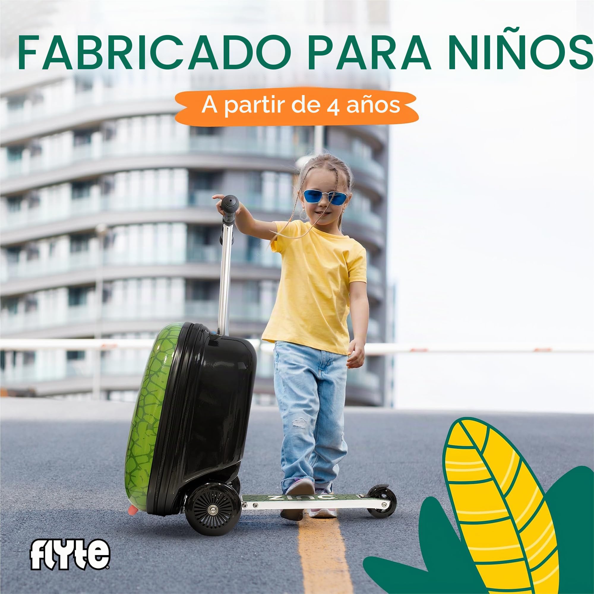 Flyte Maleta Midi Scooter de 18"