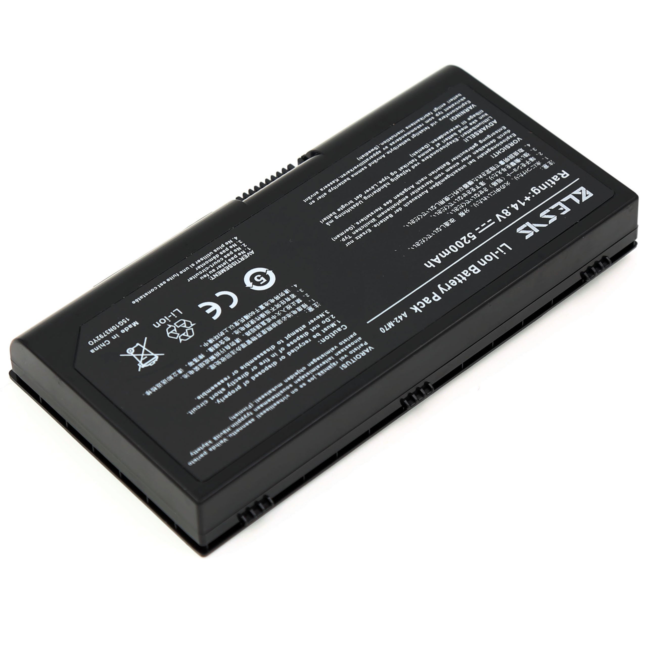 Batteria BLESYS 14,8V 4400mAh Per ASUS M70V, X71, G71, N70SV E Serie Simili | Ricambio A42-M70 8 Celle