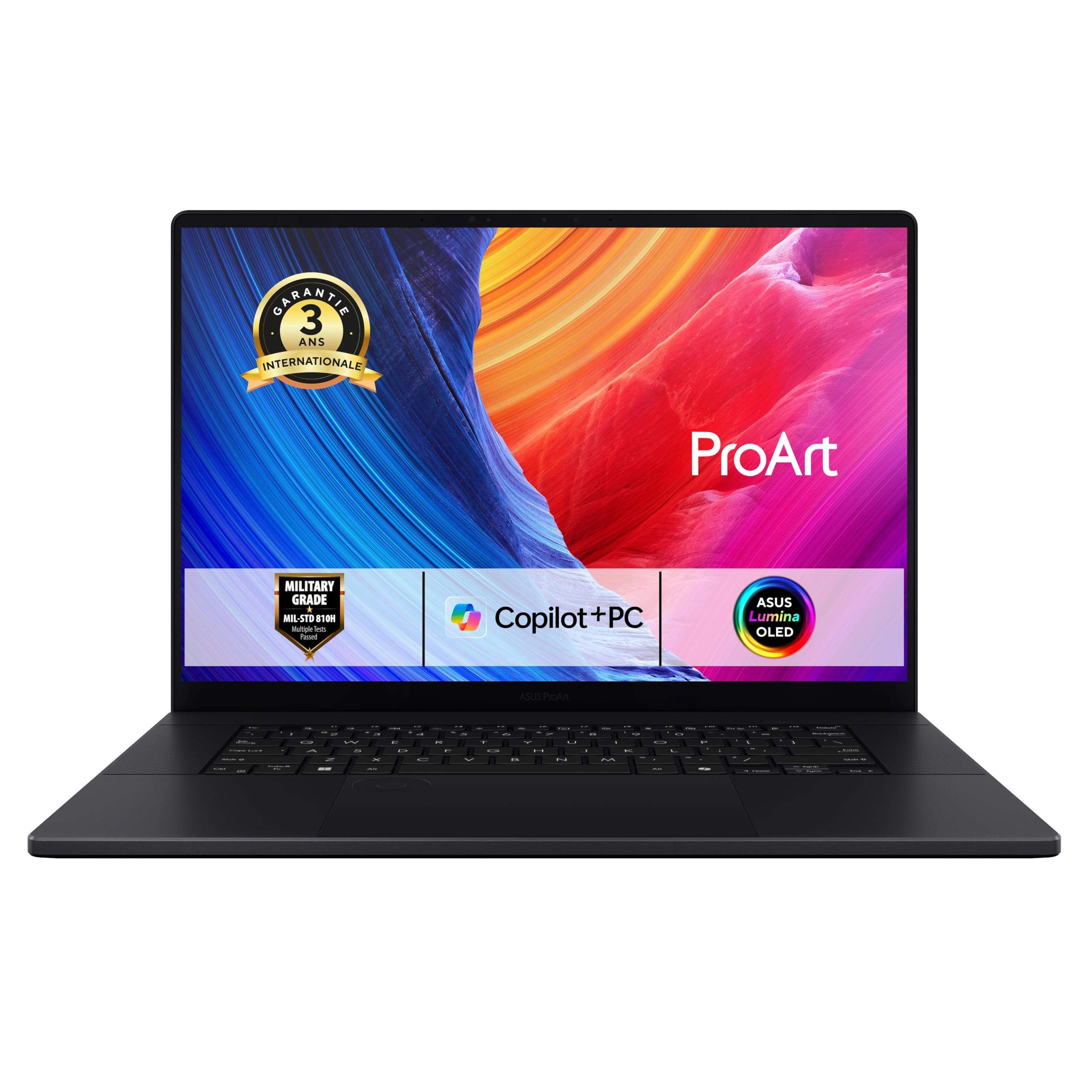 ASUS ProArt P16 16.0 Pouces 3K (AMD Ryzen™ AI 9 HX 370 up to 5.1GHz, 64GB LPDDR5X, 2TB SSD, NVIDIA® GeForce RTX™ 5070 Laptop GPU Windows 11 Home) – Clavier AZERTY