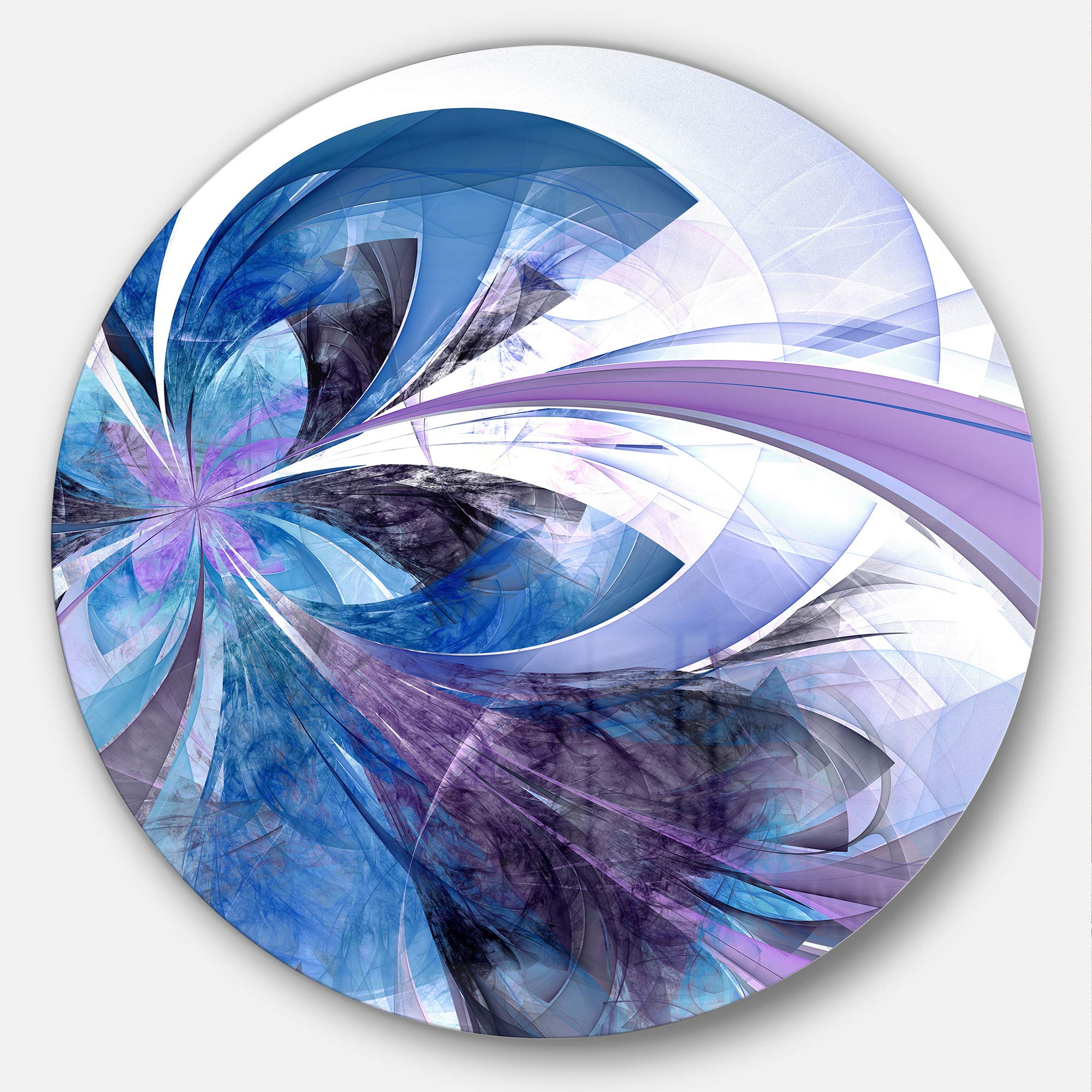 Amazon.com: Designart Symmetrical Fractal Flower in Blue